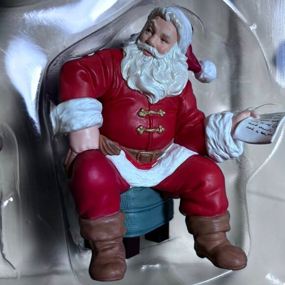 Hallmark Keepsake 2002 “Santa’s Big Night” – KOC Club 4-Piece Set (QXC2002) with - Picture 8 of 11